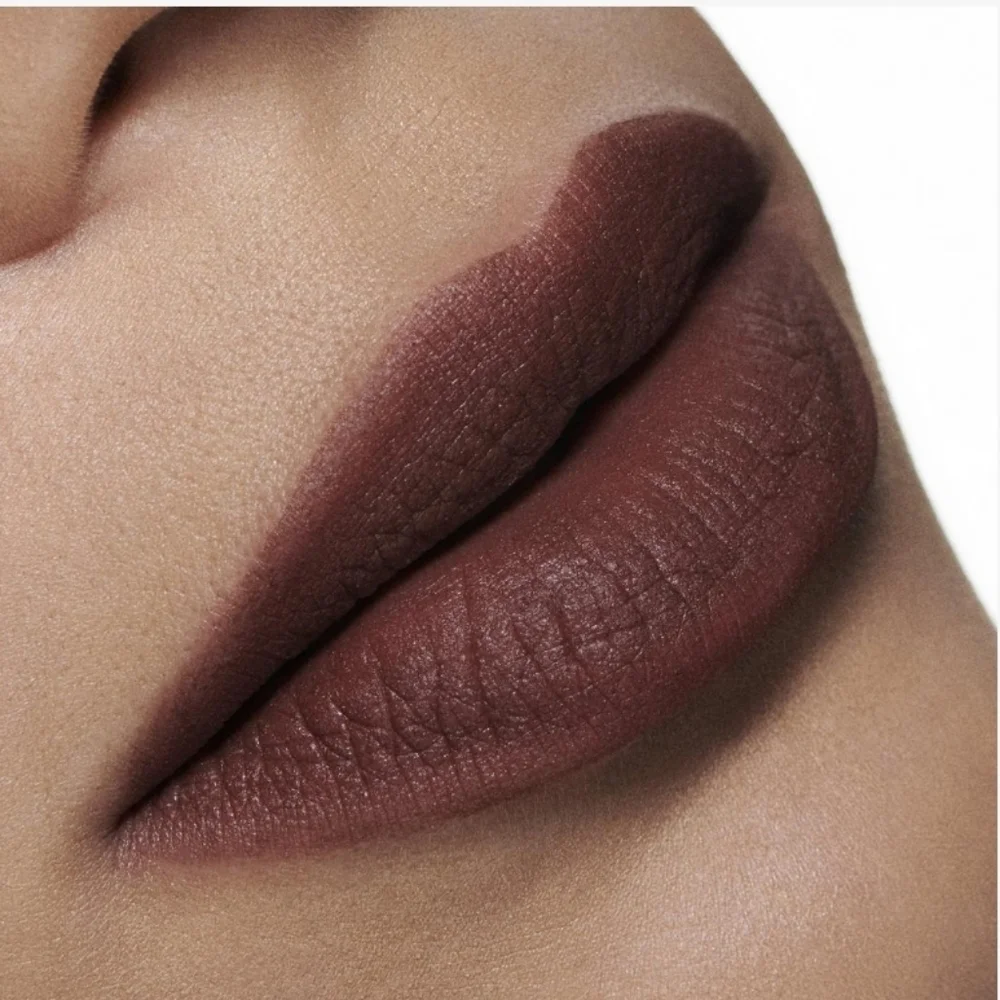 MAC Cosmetics Powder Kiss Liquid Lipsticl Chestnut Warm Brown Brand New In Box